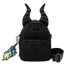 Load image into Gallery viewer, Disney Villains Maleficent Dragon Convertible Mini Backpack &amp; Crossbody Bag
