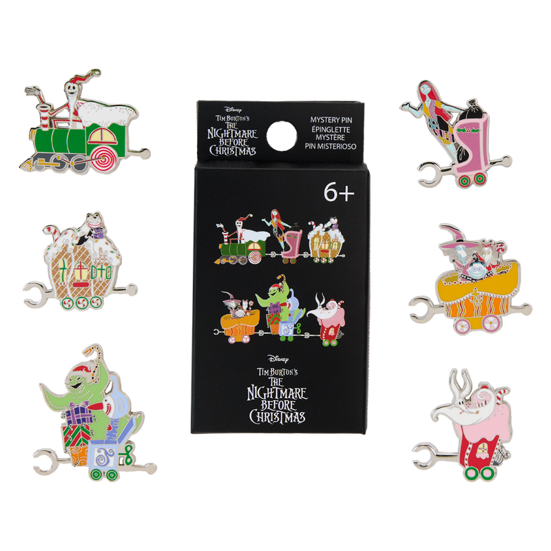 The Nightmare Before Christmas Christmas Town Train Mystery Box Pin