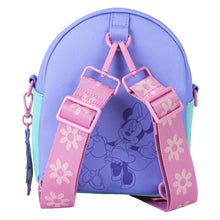 Load image into Gallery viewer, Daisy Duck 85th Anniversary Daisy Duck &amp; Minnie Mouse Convertible Mini Backpack &amp; Crossbody Bag
