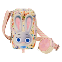 Load image into Gallery viewer, Zootopia 2 Judy Hopps Cotton Candy Cosplay Cell Phone Crossbody Bag with Coin Bag

