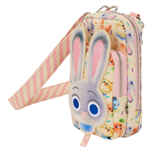 Load image into Gallery viewer, Zootopia 2 Judy Hopps Cotton Candy Cosplay Cell Phone Crossbody Bag with Coin Bag
