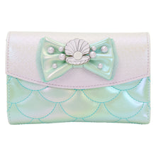 Load image into Gallery viewer, The Little Mermaid Iridescent Pearl Flap Wallet
