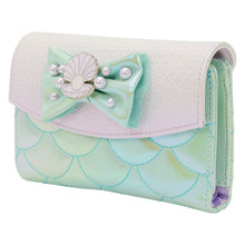 Load image into Gallery viewer, The Little Mermaid Iridescent Pearl Flap Wallet
