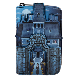 Wednesday Nevermore Castle Wallet