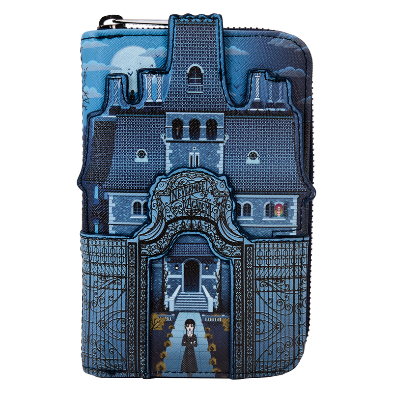 Wednesday Nevermore Castle Wallet