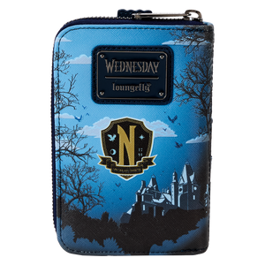 Wednesday Nevermore Castle Wallet
