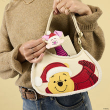 Load image into Gallery viewer, Winnie the Pooh and Piglet Holiday Crossbody Bag
