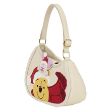 Load image into Gallery viewer, Winnie the Pooh and Piglet Holiday Crossbody Bag
