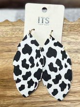 Load image into Gallery viewer, Cow Print Earrings
