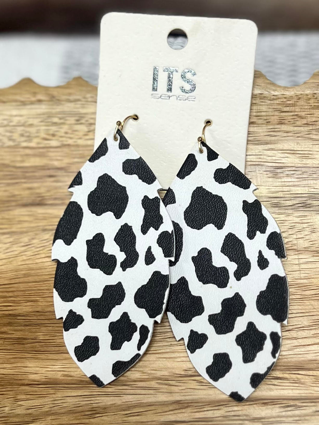 Cow Print Earrings