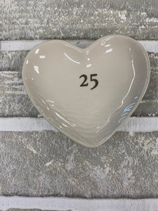 25 year wedding anniversary ring tray