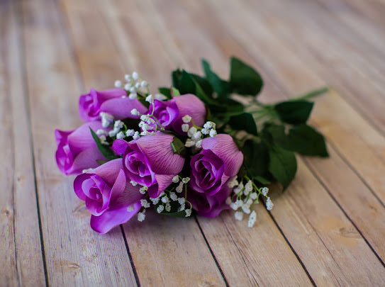 Lavender Rose Bud Bush